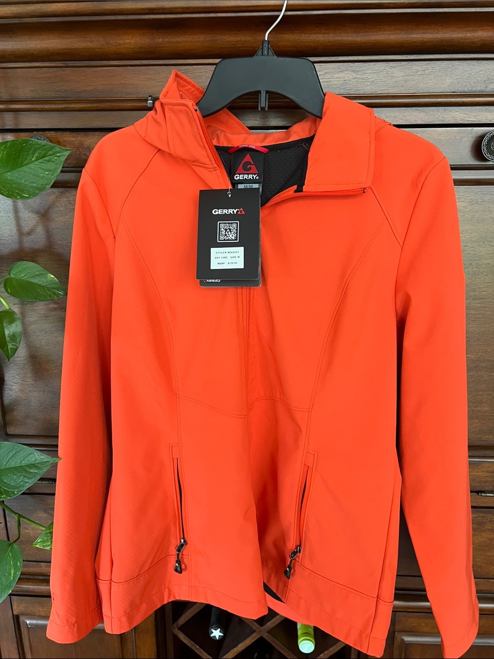 Gerry Weber Vibrant Orange Lightweight Utility Jacket